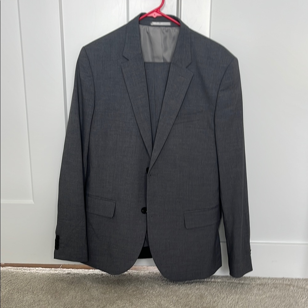 Men's H&M Gray Suit - Skinny Fit